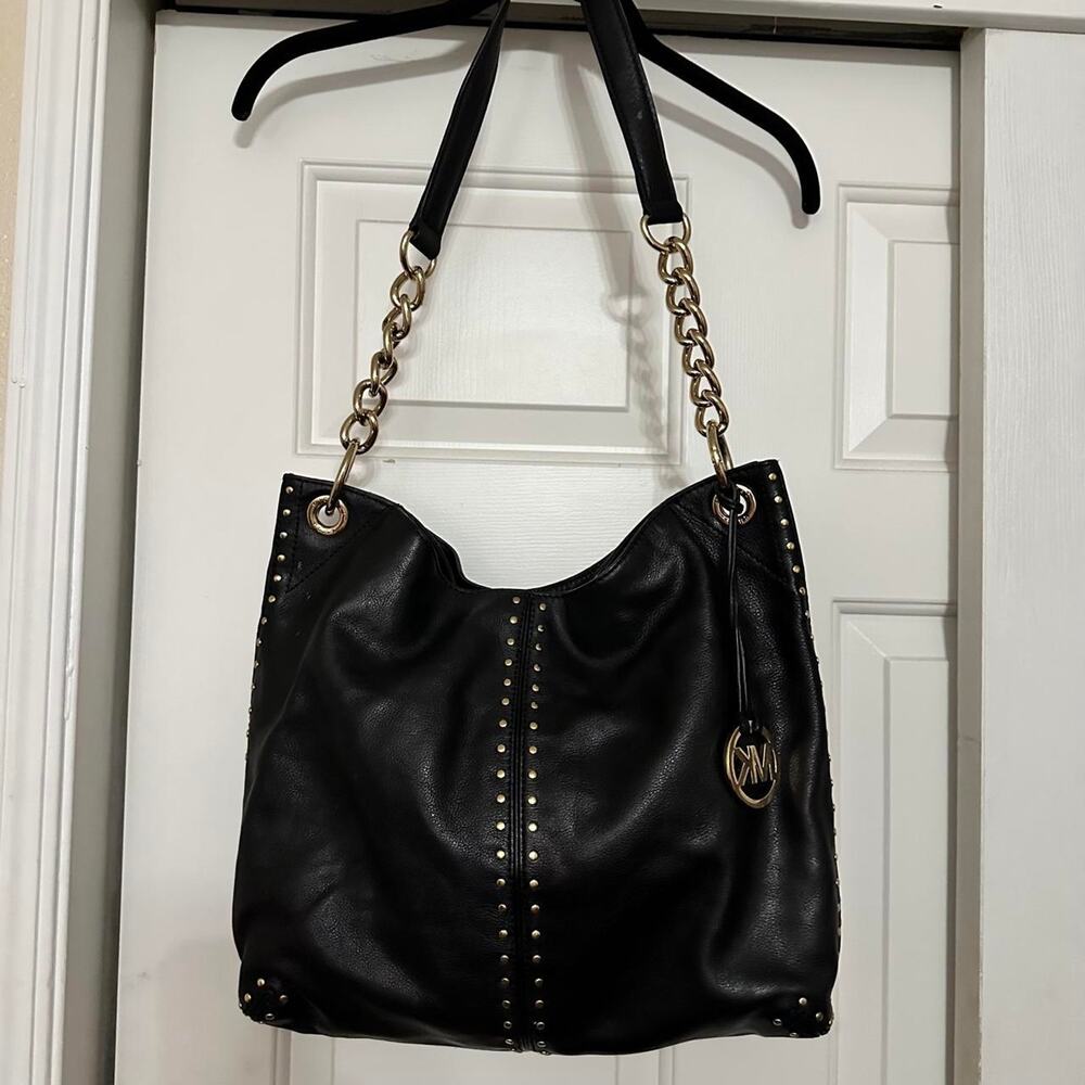 Michael kors black handbag with
